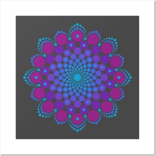 Dot Art Mandala Posters and Art